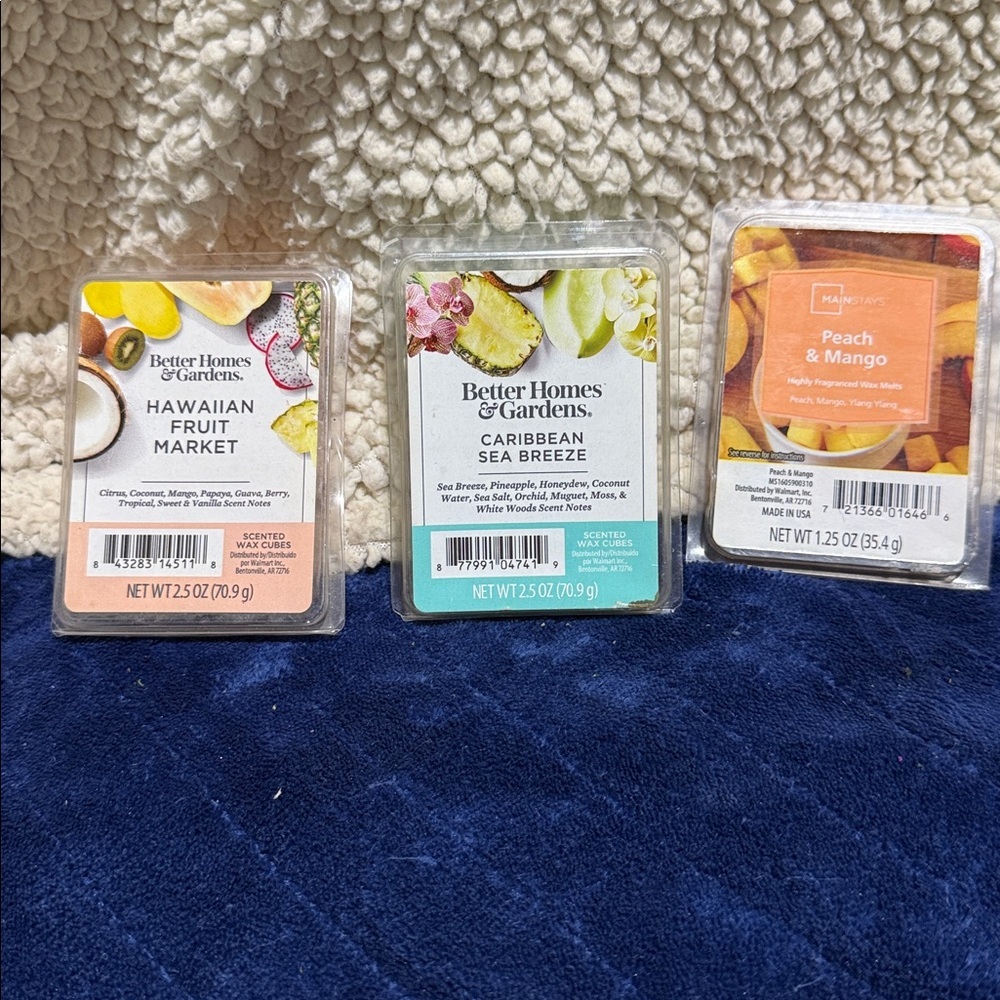 Better Homes & Gardens & other brands Wax Melt packs